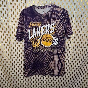 NBA Los Angeles lakers tie dye t shirt men’s size S